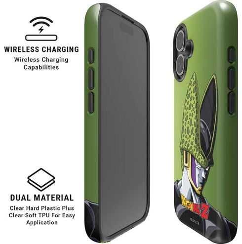Dragon Ball Z Cell Portrait iPhone 16 Plus Magsafe Impact Case